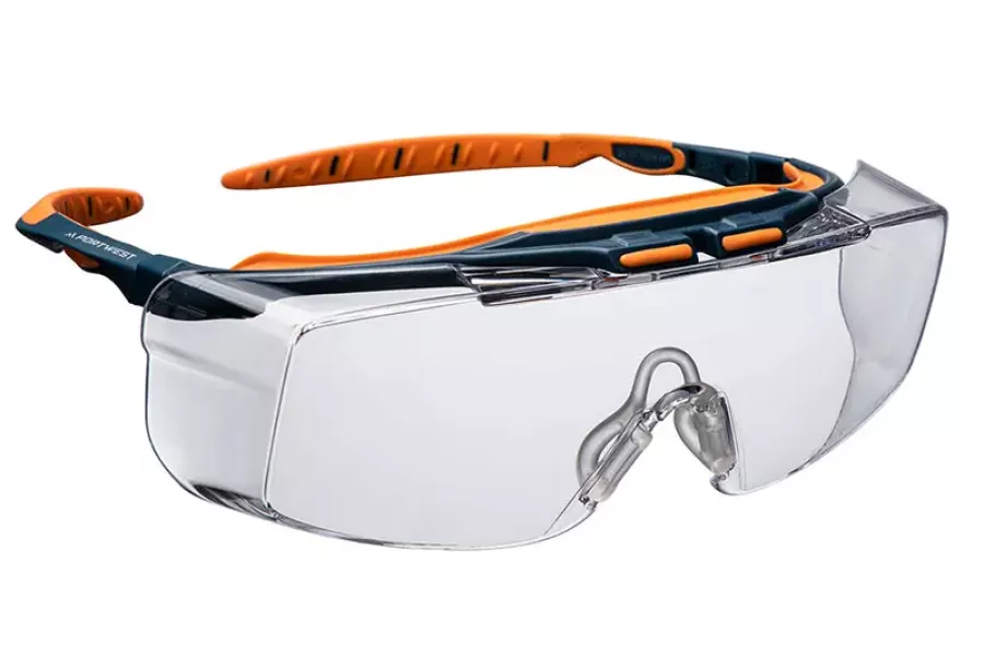PSA Persönliche Schutzausrüstung Augenschutz Schutzbrillen SICHTBAR Beschriftung Belp